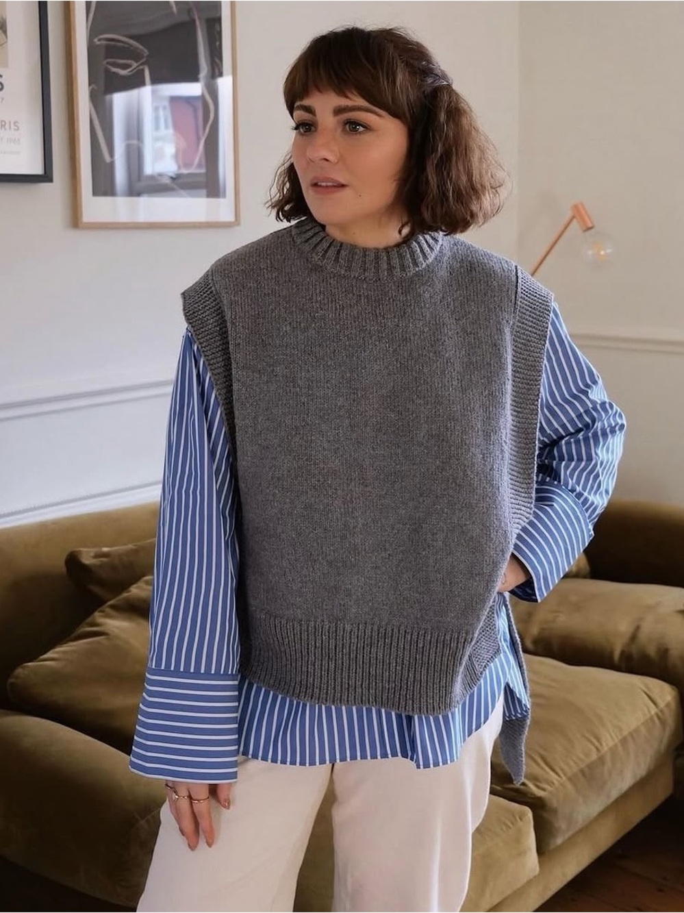 THE KNOTTY ONES 100% merino sweater vest